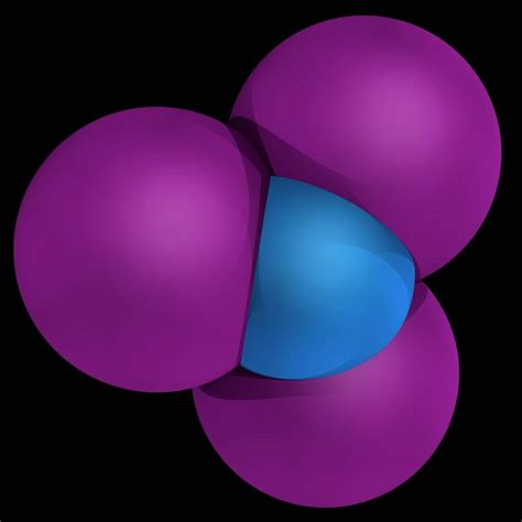 Nitrogen Triiodide Molecule Photograph by Laguna Design/science Photo Library - Fine Art America