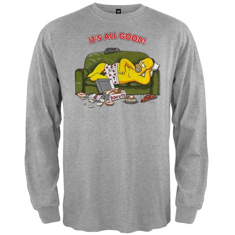 Homer Its All Good Long Sleeve T-Shirt - Walmart.com