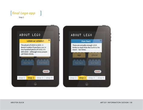 LEGO App for Beginners on Behance