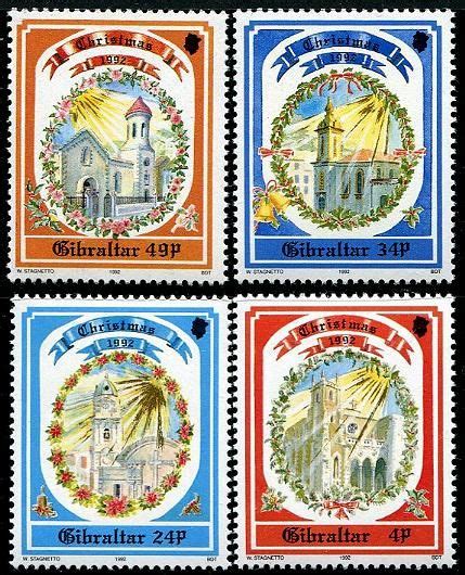 Gibraltar Christmas Stamps | Stamp, Christmas stamps, Rare stamps