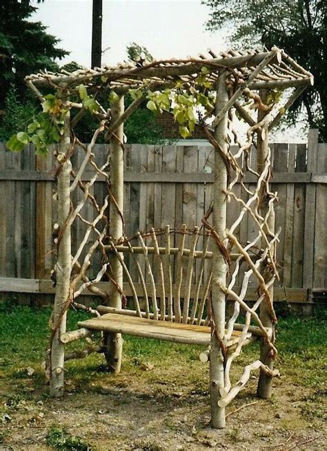 Instruction Arbor Bench Diy ~ Rustic Woodworking