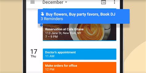 Google Calendar gets reminders to keep track of your tasks