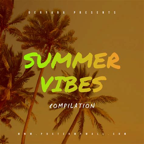 Summer Vibes CD Album Cover Template | PosterMyWall