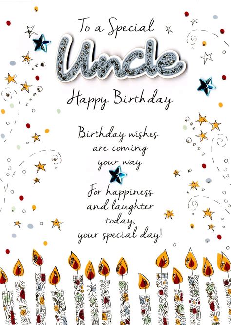 Special Uncle Birthday Greeting Card | Cards