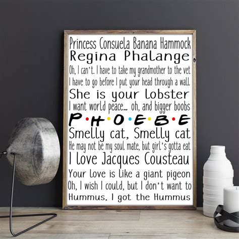 Phoebe Friends Phoebe quotes Phoebe Buffay print | Etsy