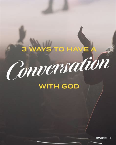 3 Ways To Have A Conversation With God | Canyon Ridge Christian Church