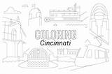 Cincinnati Reds Logo Coloring Page Pages sketch template