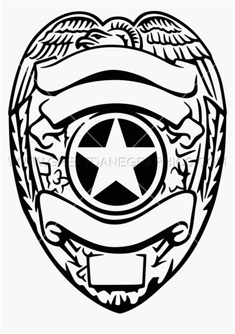 Clip Art Police Badge Svg, HD Png Download , Transparent Png Image ...