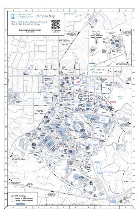 Campus Map with Index