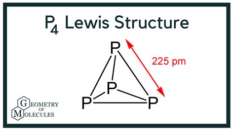 P4 Lewis Structure (Tetraphosphorus) | Structural formula, Molecules ...