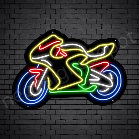 Motorcycle Neon Sign Big Bike Chopper - Neon Signs Depot