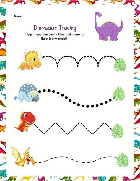 Free Colorful Printable Tracing Worksheets for Kids - Kids Play and Create