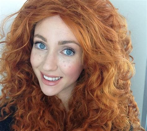 Brave Merida MakeUp Tutorial Transformation!! | Merida makeup, Merida ...