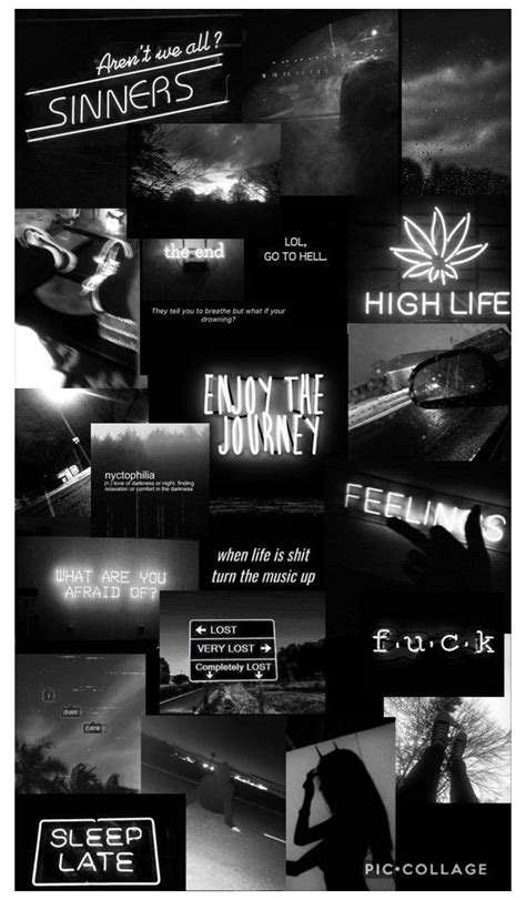 black and white photo collage with text that reads sleep late, high ...