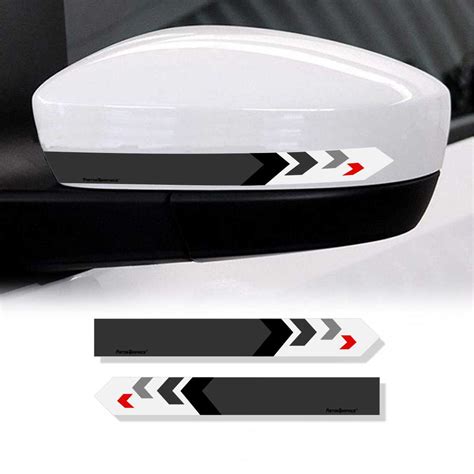 Piston Graphic Stickers for Car - Car Mirror Stickers