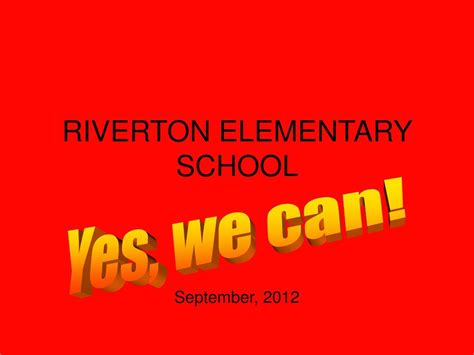 RIVERTON ELEMENTARY SCHOOL - ppt download