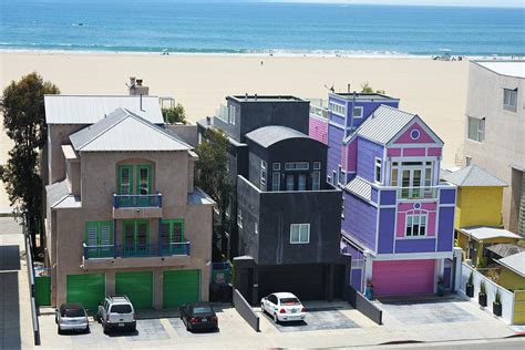 Colorful Beach Homes Photograph by Ginny Nahmens