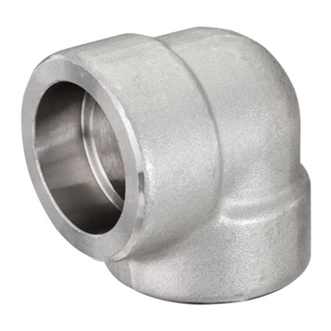 Buy Pipe Fittings - Stainless Steel 3000LB Forged 1/2" Socket Weld 90 Degree Elbows