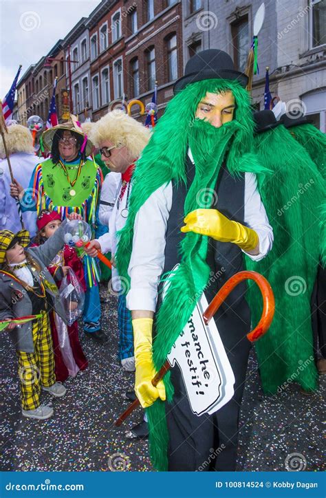 2017 Binche Carnival editorial stock image. Image of dance - 100814524