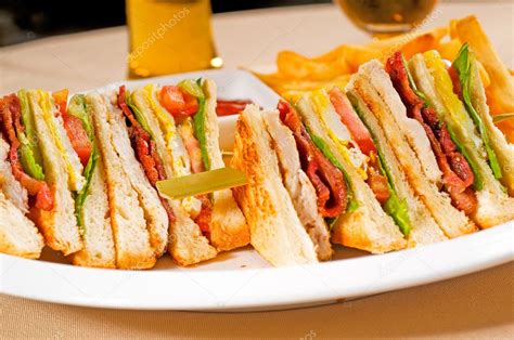 Triple decker club sandwich — Stock Photo © keko64 #4738007