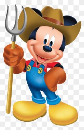 Mickey Mouse Clipart Tractor Pencil And In Color Mickey - Mickey Mouse ...