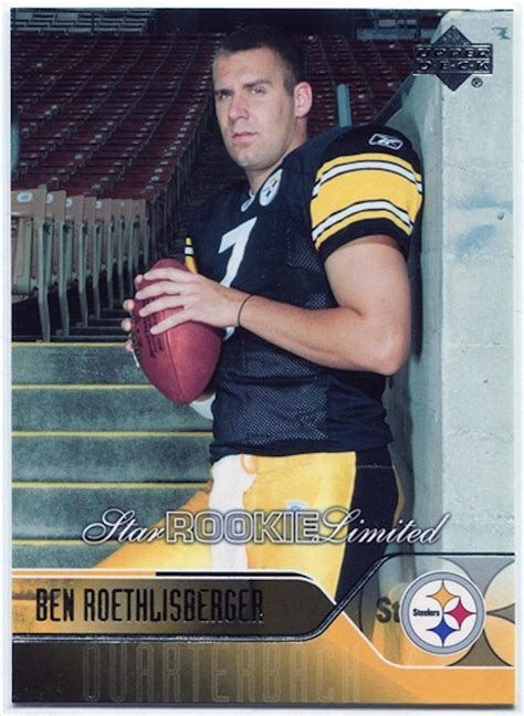 2004 Upper Deck #204 Ben Roethlisberger Rookie Card RC | DA Card World