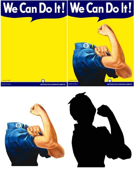 Rosie the Riveter Poster Components - Etsy