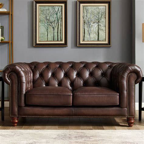 Cream Chesterfield Leather Sofa - Odditieszone