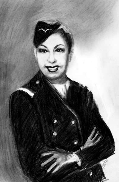 Josephine Baker in Uniform by Carliss Mora | ArtWanted.com