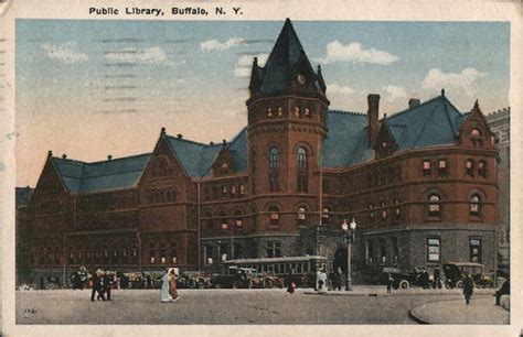 Public Library Buffalo, NY Postcard