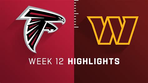 Atlanta Falcons vs. Washington Commanders highlights | Week 12