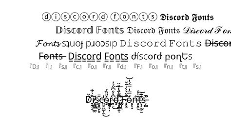 Discord Fonts (𝖈𝖔𝖕𝖞 𝒶𝓃𝒹 𝕡𝕒𝕤𝕥𝕖) - Discord Font Generator - Capitalize My ...