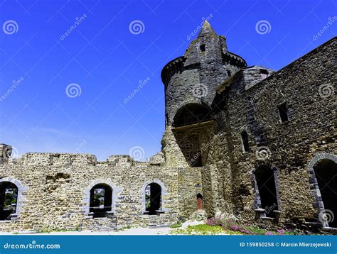 Chateau De Vitre - Medieval Castle in the Town of Vitre, France Stock ...
