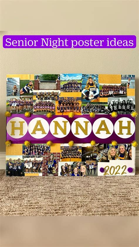 Senior Night poster ideas!