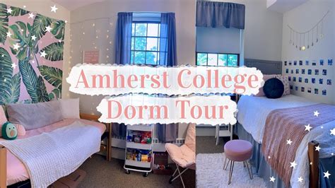 amherst college first-year dorm tour | james hall - YouTube