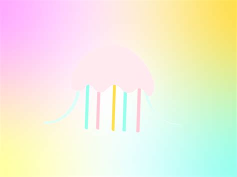 The Rainbow Jellyfish by Abeeha Umer on Dribbble