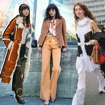 Paris fashion week street style, 70s inspired fashion, Fashion