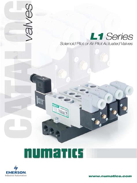 Numatics Series l1 Solenoid Catalog | Electrical Connector | Equipment