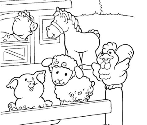 20+ Free Printable Farm Coloring Pages - EverFreeColoring.com