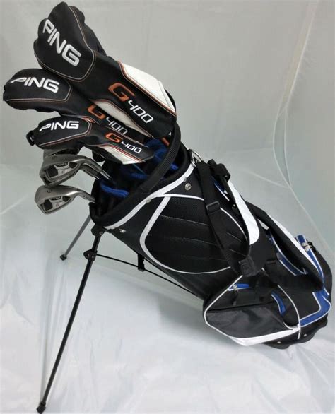 Mens Ping Golf Set Complete Driver, Wood, Hybrid, Irons Putter Clubs Bag Stiff #golf | Golf ...