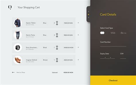 Shopping Cart UI :: Behance