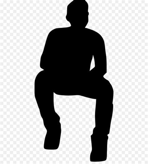 Free Person Sitting Silhouette, Download Free Person Sitting Silhouette ...