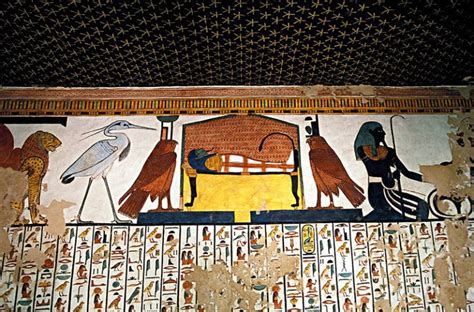 Wall Paintings in the Tomb of Queen Nefertari - Egypt Museum