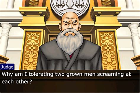 Ace Attorney but the Judge has an existential crisis : r/AceAttorney