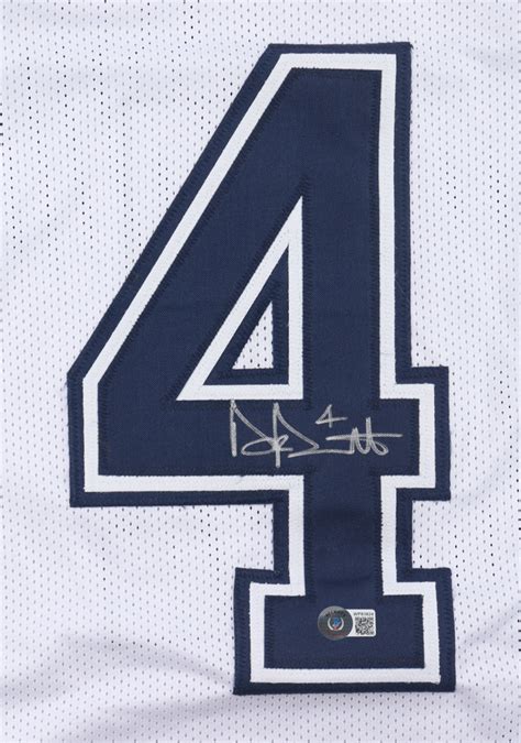 Dak Prescott Signed Jersey (Beckett) | Pristine Auction