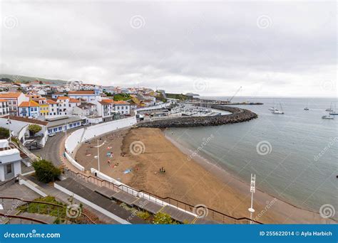 Cityscape in the Atlantic, Angra Do Heroismo, Azores Islands Stock ...