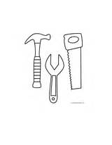 Tools  Coloring Pages sketch template