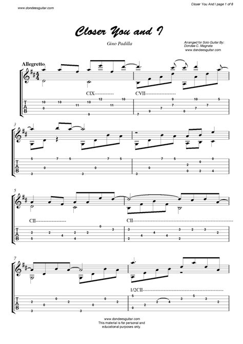 Beautiful OPM Fingerstyle Guitar Tabs | Arranged By Dondee's Guitar