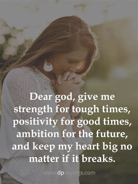 64 God Give Me Strength Quotes To Get Blessed - DP Sayings