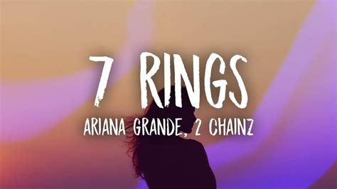 Lyrics Of 7 Rings - Ariana Grande